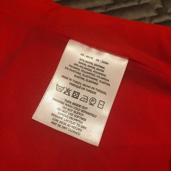 Anthropologie Top by Deletta, New, Red/Orange - Picture 5 of 5